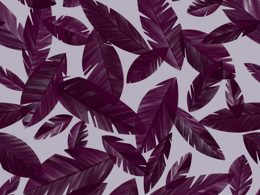 leaves, lilac, purple, pattern