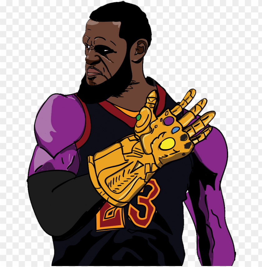 lebron thanos PNG transparent with Clear Background ID 78852