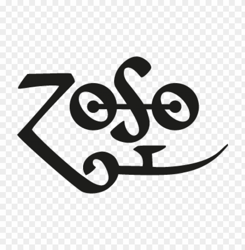  led zeppelin zoso vector logo free - 464993