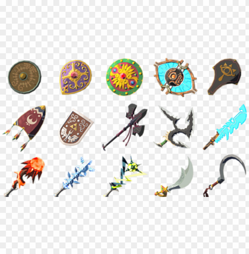 legend of zelda - zelda breath of the wild weapons PNG image with transparent background@toppng.com