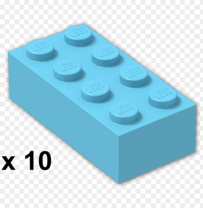 Blue Lego Brick Clipart