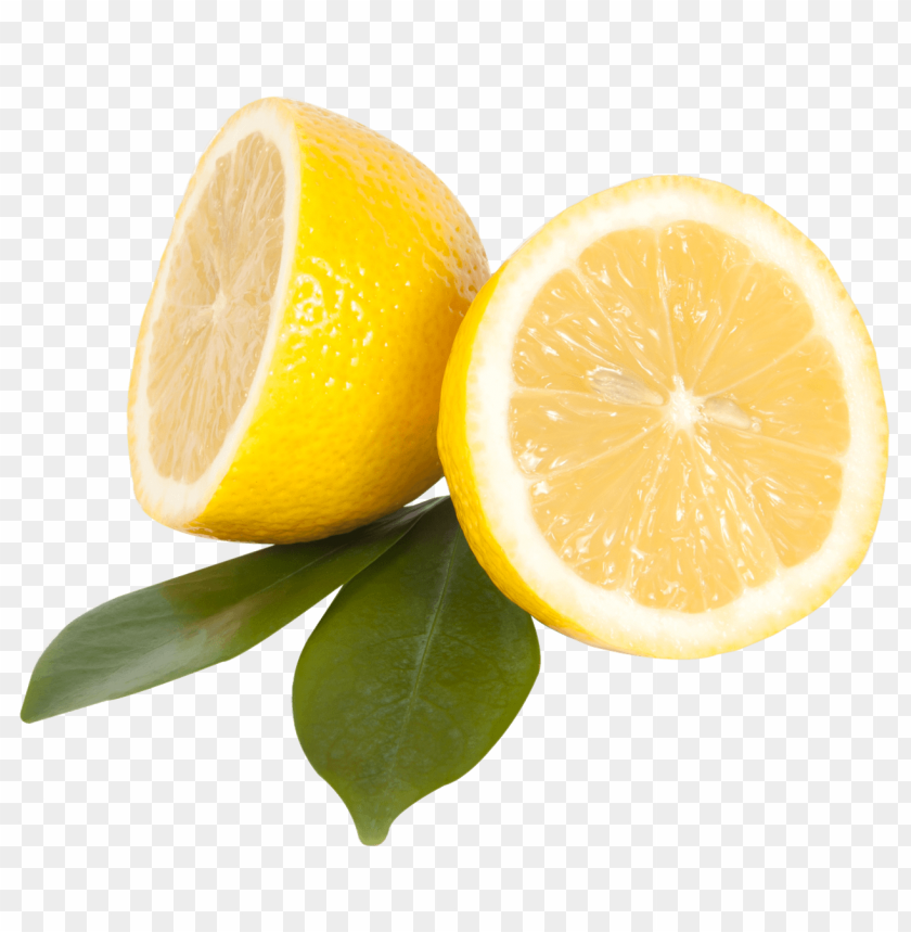 Lemon Fruit With Leaf Png - Free PNG Images
