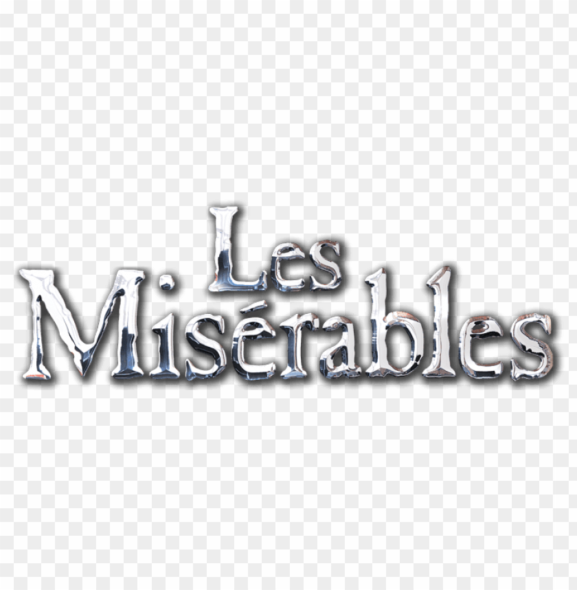 miscellaneous, shows, les miserables logo metallic, 