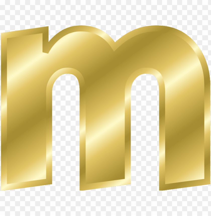 letter case m alphabet gold - small letter m clipart PNG image with transparent background@toppng.com