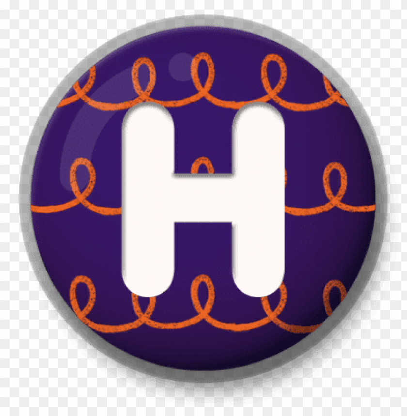 letter h festive roundlet PNG transparent with Clear Background ID 118509