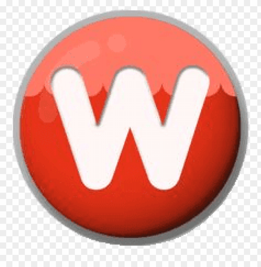 letter w roundlet PNG transparent with Clear Background ID 118525