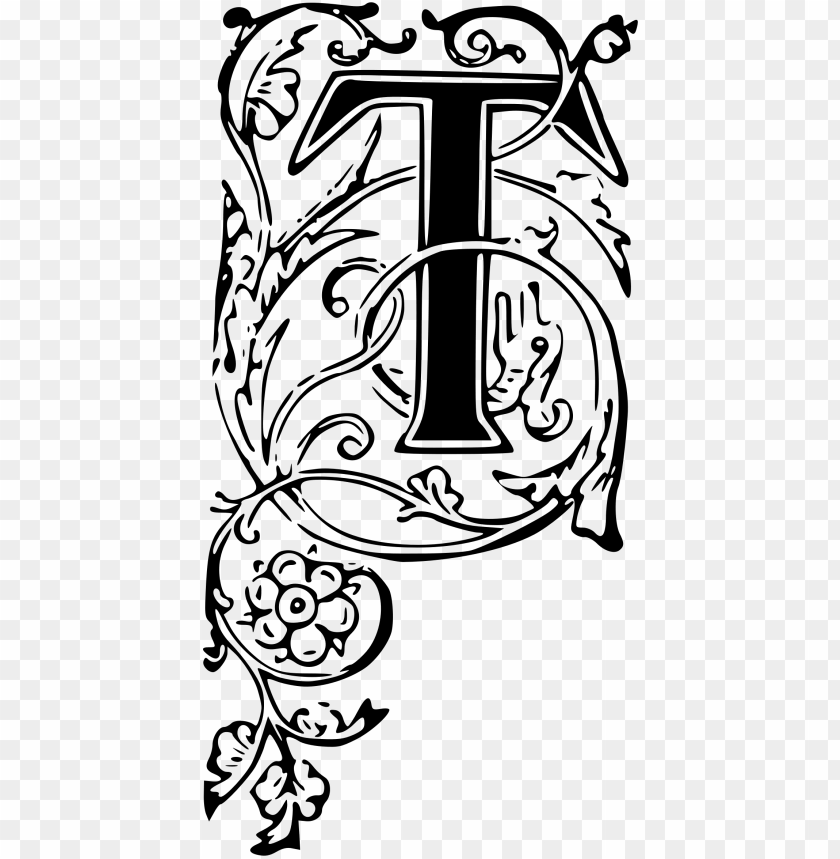 Download Letters In Fancy For Free Download On Mbtskoudsalg Ornate Letter T Png Image With Transparent Background Toppng