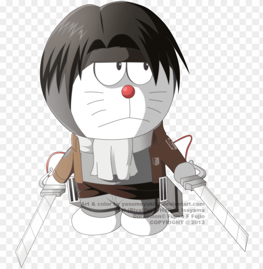 Levi Rivaille Images Leviemon Hd Wallpaper And Background Doraemon Attack On Tita Png Image With Transparent Background Toppng