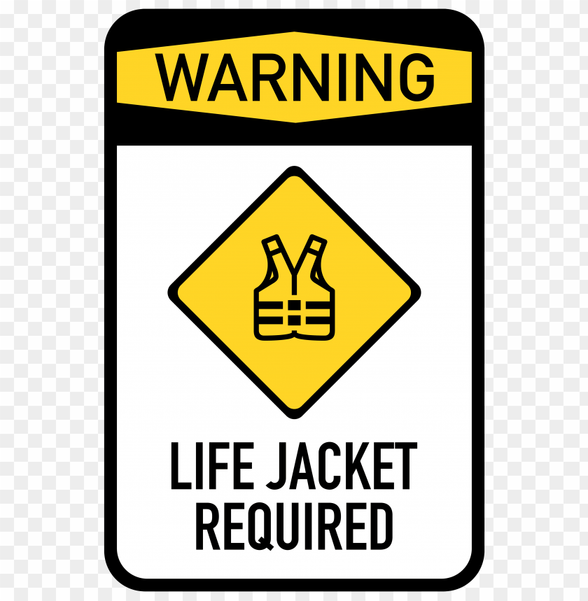jacket, life, required, sign