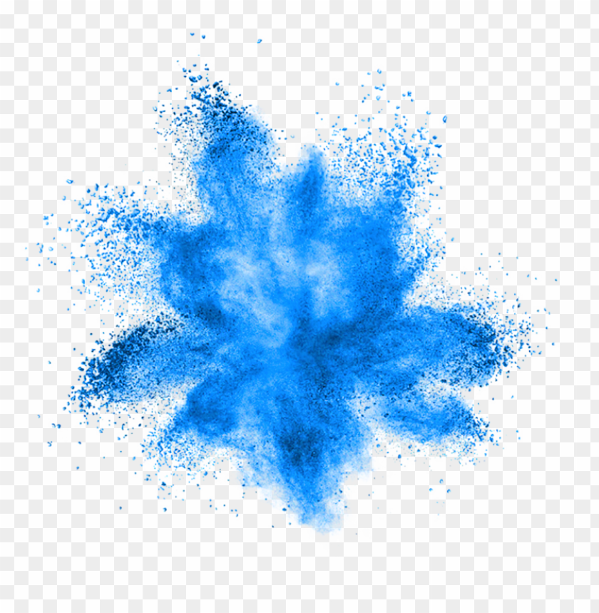 light blue powder explosion effect PNG image with transparent background@toppng.com