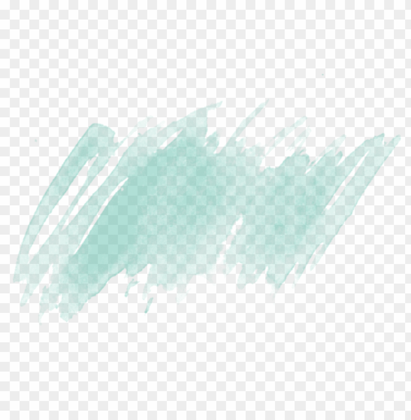 Light Green Watercolor Brush Stroke Png Image With Transparent