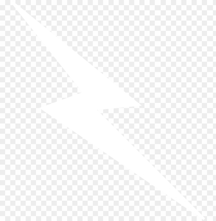 lightning bolt white PNG image with transparent background TOPpng