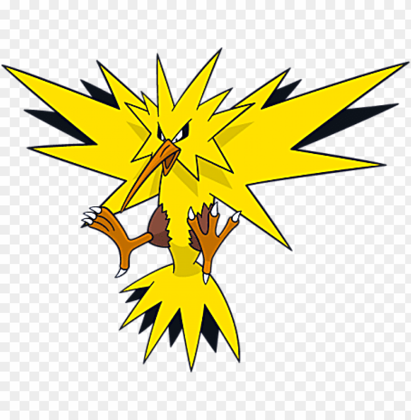 Lightning Clipart Pokemon - Pokemon Zapdos PNG Transparent With Clear Background ID 222378
