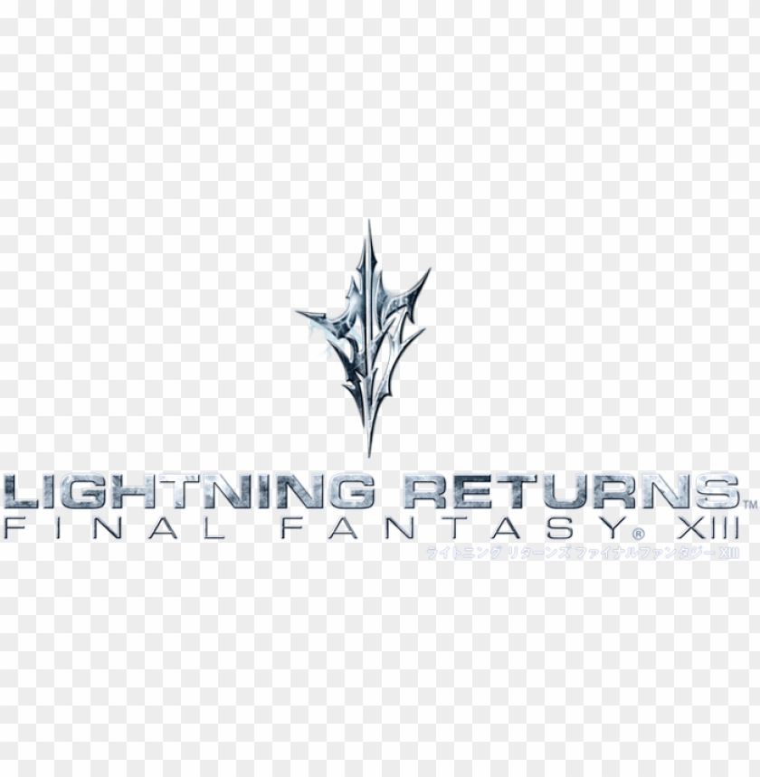 lightning returns final fantasy xiii logo PNG transparent with Clear Background ID 81113