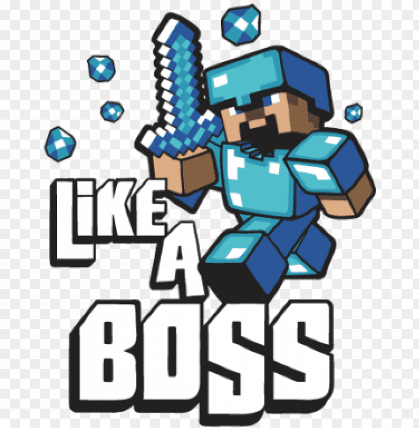 Like A Boss Minecraft 04 Aug 2015 - Minecraft Like A Boss PNG Image With Transparent Background
