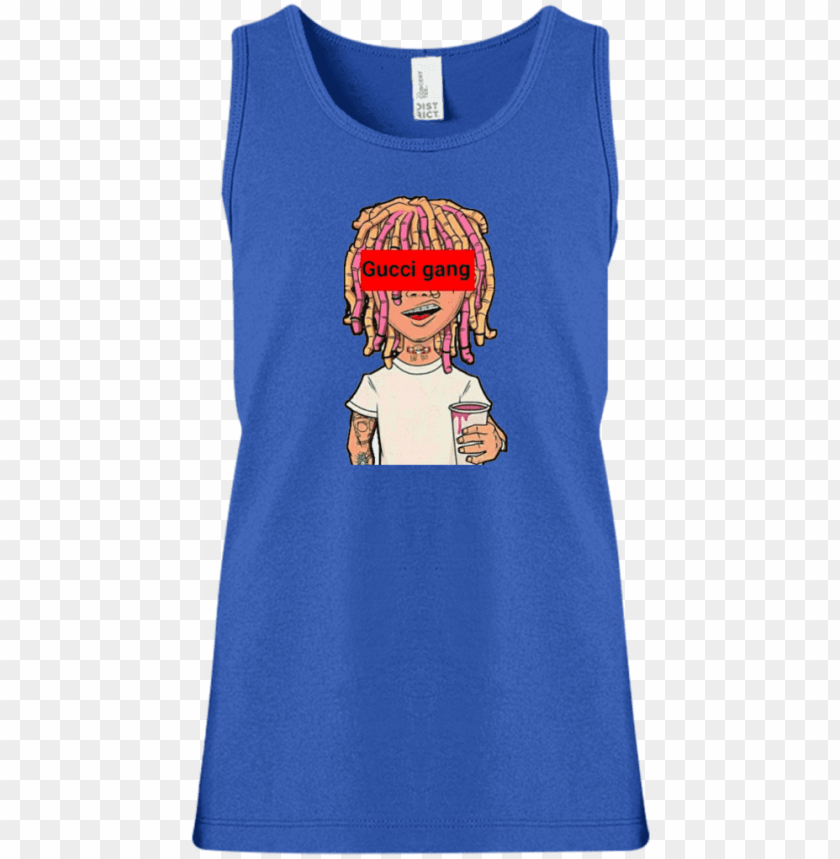 free PNG lil pump gucci gang girls' tank top t-shirts - lil pump tshirt brand new sizes availabl PNG image with transparent background PNG images transparent