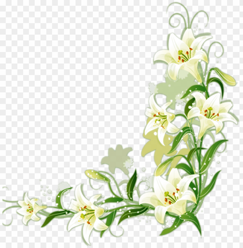 frame, tree, fleur de lis, flower frame, isolated, flower border, fleur