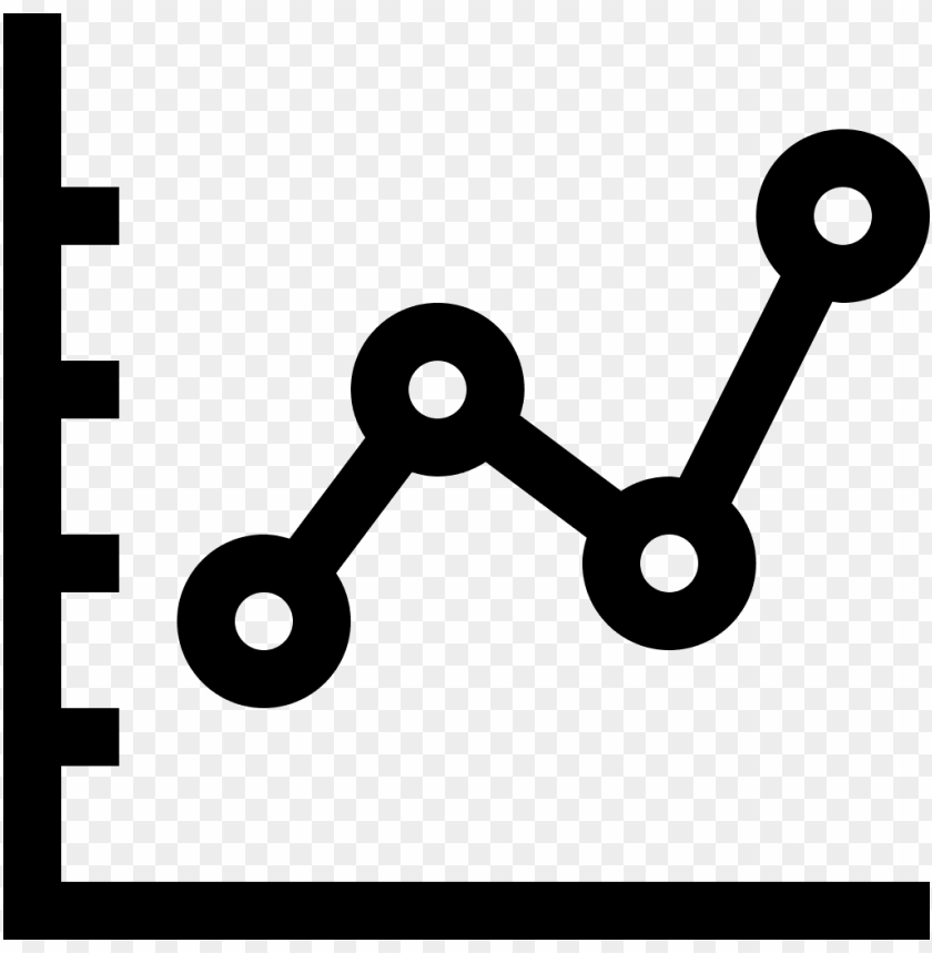 Line Chart Icon - Line Graph Icon Vector Png - Free PNG Images