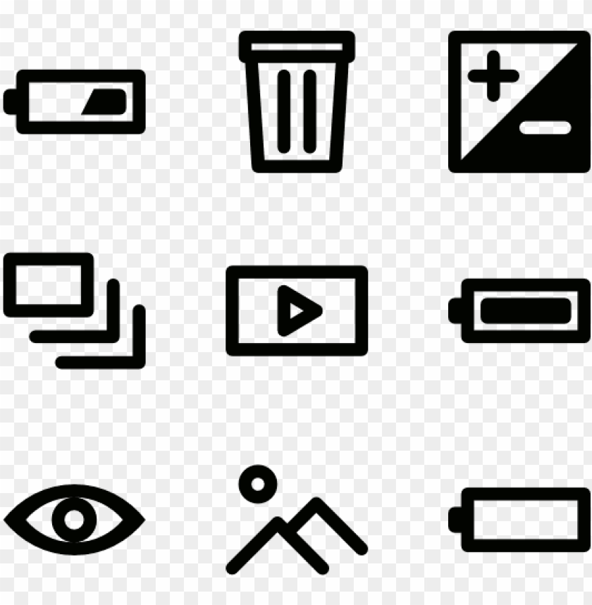 lineal camera icons camera battery ico PNG transparent with Clear Background ID 206691
