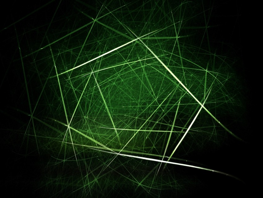 lines, strokes, intersection, tangled, green