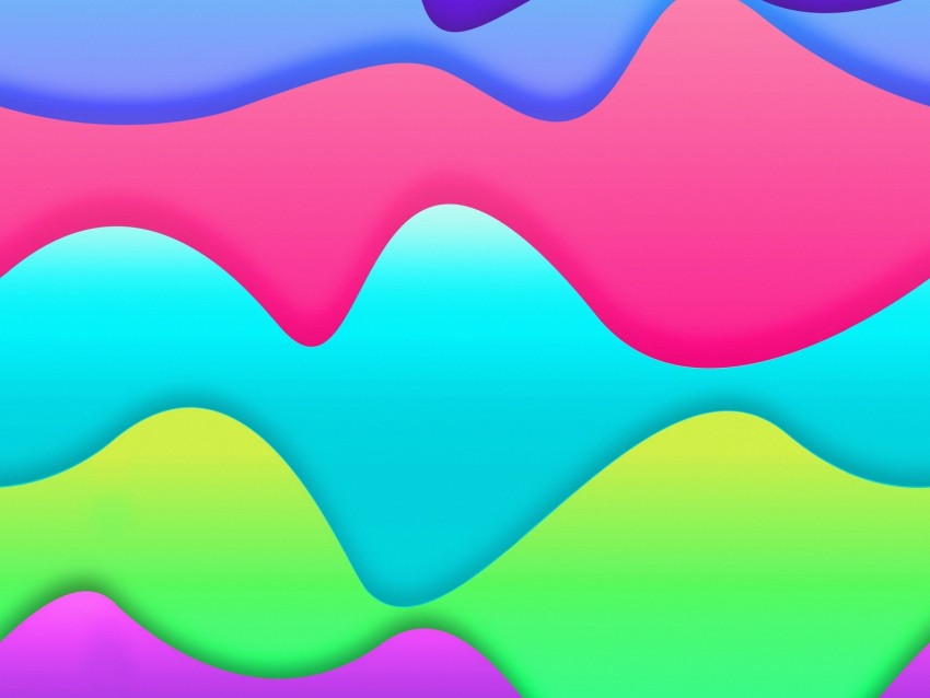 lines, wavy, colorful, colourful, bright