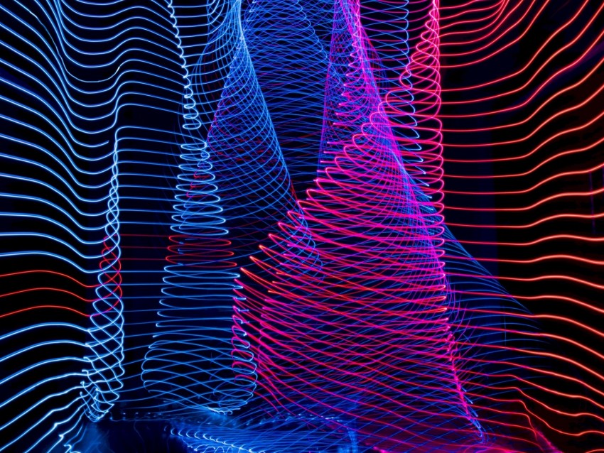 lines, weave, grid, red, blue