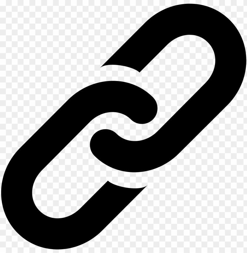 Link Icon Vector Chain Icon Png Black PNG Image With Transparent 