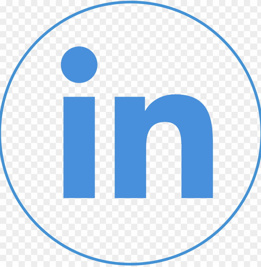 linkedin round logo PNG transparent with Clear Background ID 228222