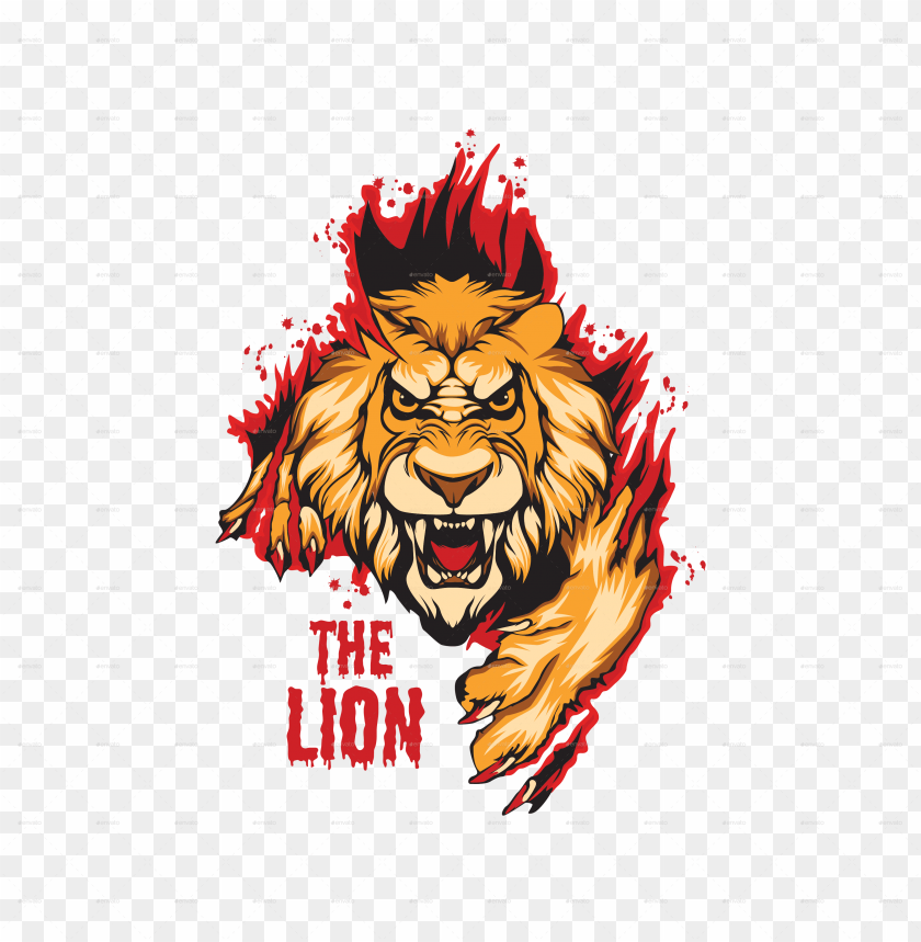 lion-01 - lion t shirt design PNG image with transparent background | TOPpng