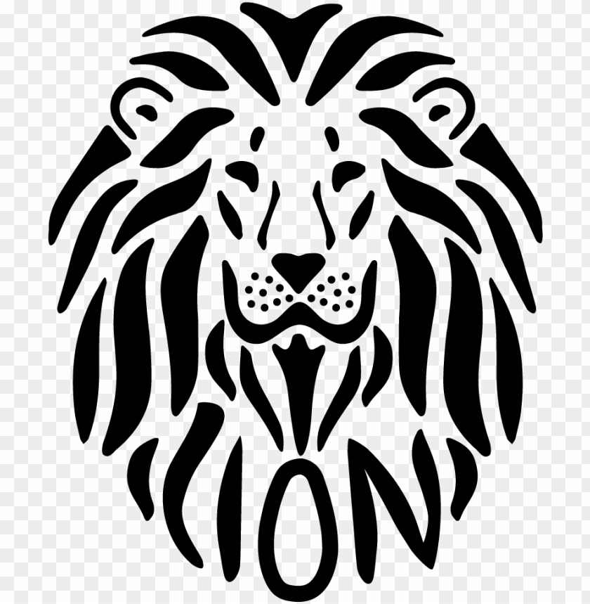 lion head outline PNG transparent with Clear Background ID 88395