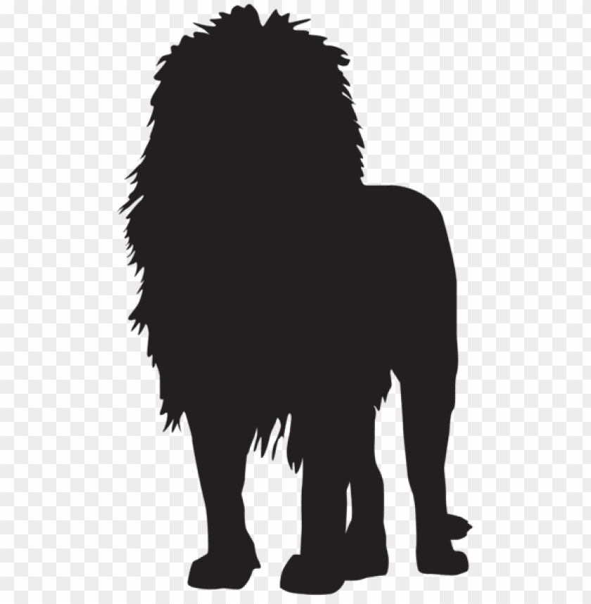 Transparent Lion Silhouette PNG Image - ID 49588