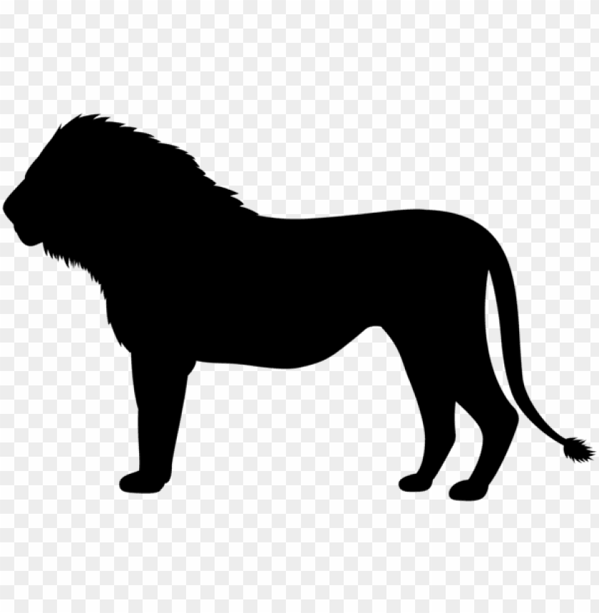 lion silhouette png - Free PNG Images@toppng.com