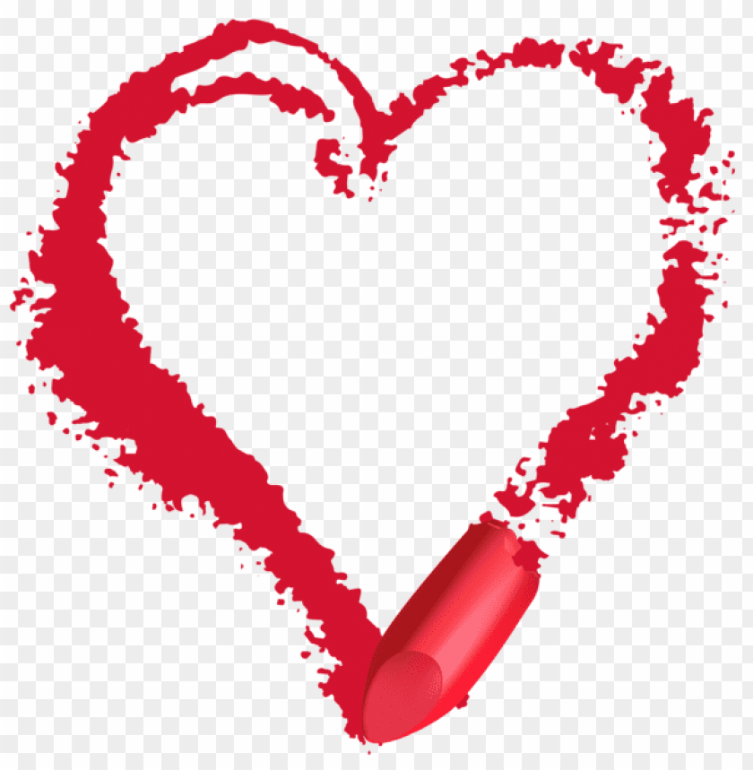free PNG lipstick heart transparent png - Free PNG Images PNG images transparent