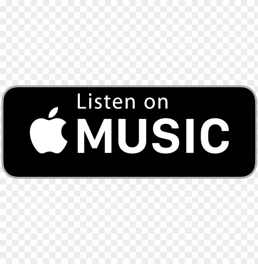 Listen On Apple Music Logo Png Image With Transparent Background