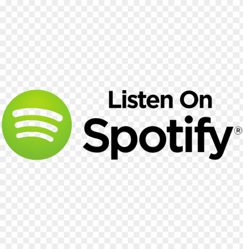 Listen on Spotify icon logo transparent PNG - StickPNG