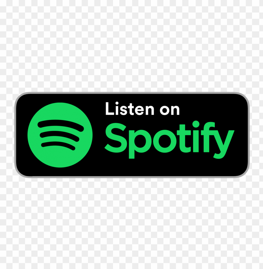 listen on spotify logo PNG transparent with Clear Background ID 472896