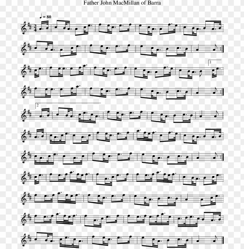 free PNG listen to father john macmillan of barra - father john macmillan of barra sheet music PNG image with transparent background PNG images transparent