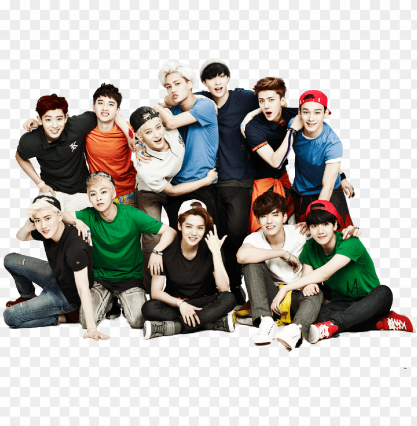 free PNG ×little exo world× - exo ot12 PNG image with transparent background PNG images transparent