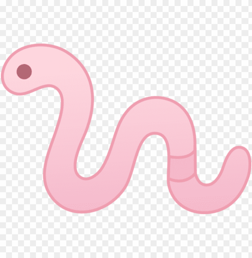 Download little pink earthworm free clip art - worm cartoon transparent png  - Free PNG Images | TOPpng