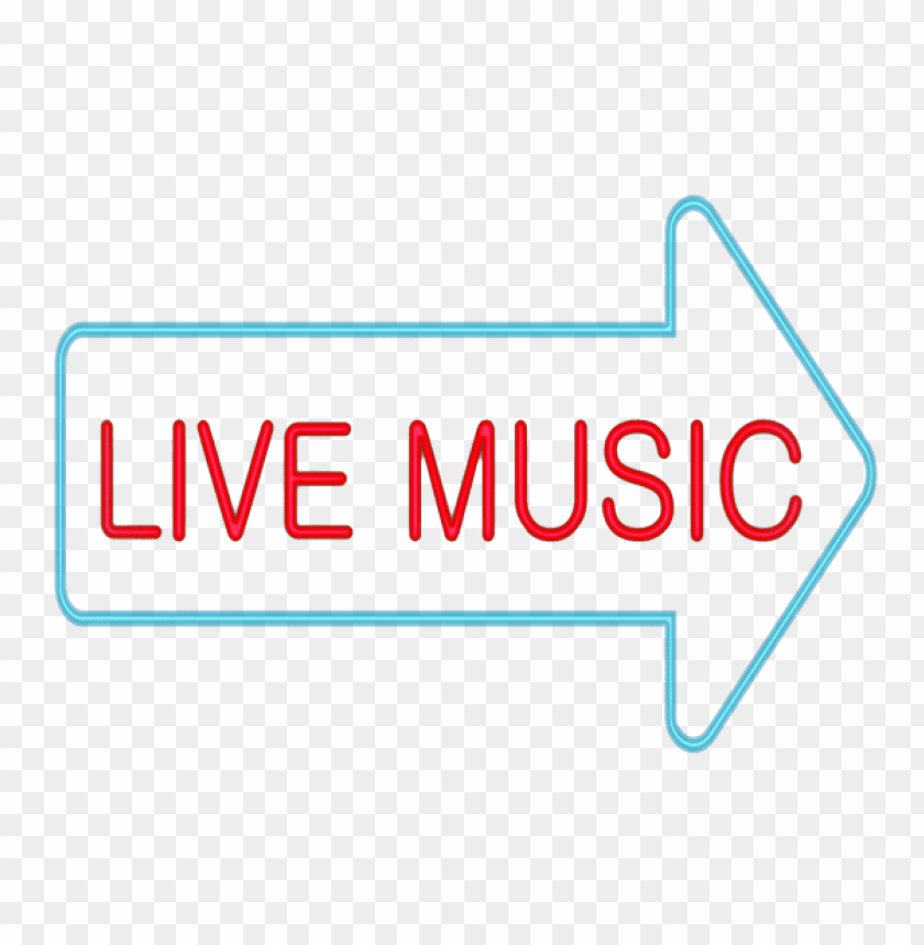 live music neon PNG transparent with Clear Background ID 118629