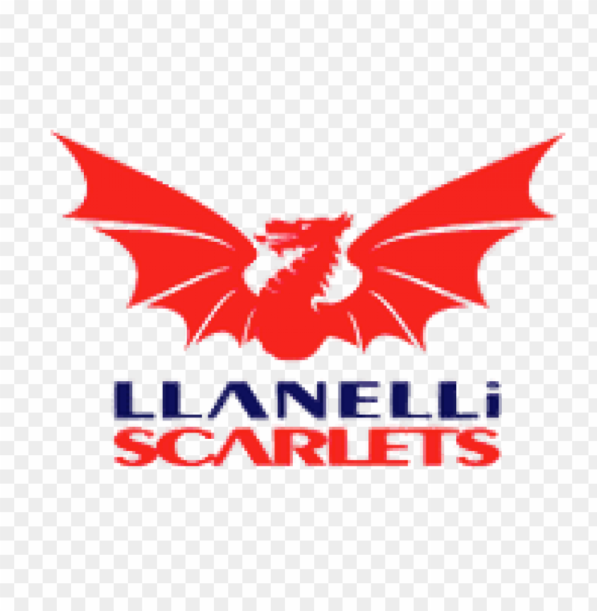 PNG image of llanelli scarlets rugby logo with a clear background - Image ID 69163