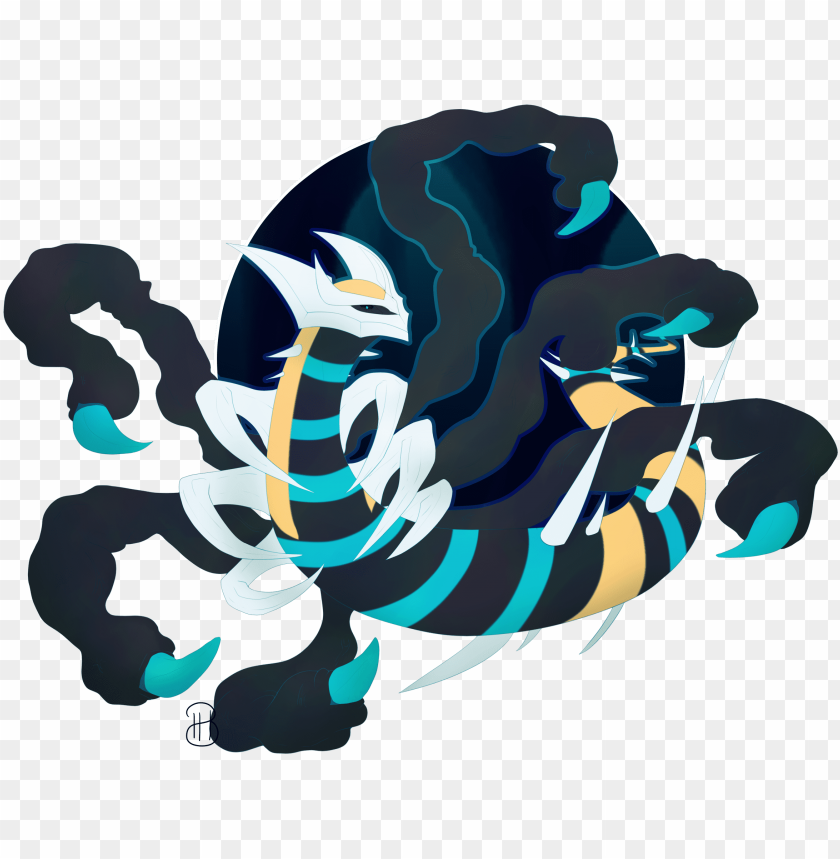 487 Giratina Origin Shiny - Giratina Origin Form Pokemon Go PNG