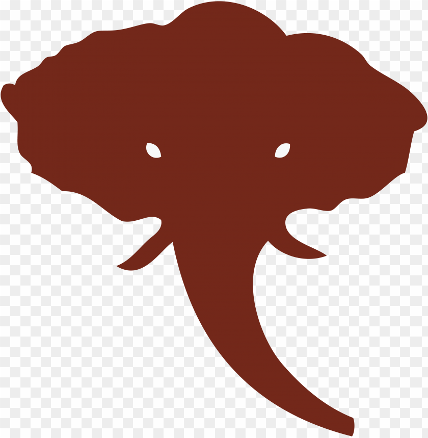 symbol, elephant, banner, animal, vintage, nature, design