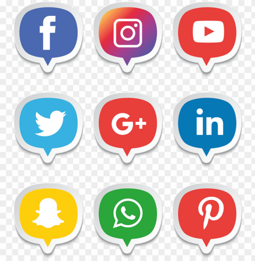 Download Icons Media Youtube Blog Computer Facebook Social HQ PNG Image |  FreePNGImg