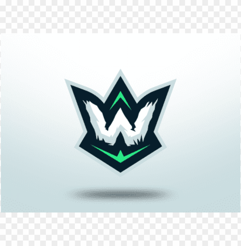 Gaming logo design template on transparent background PNG