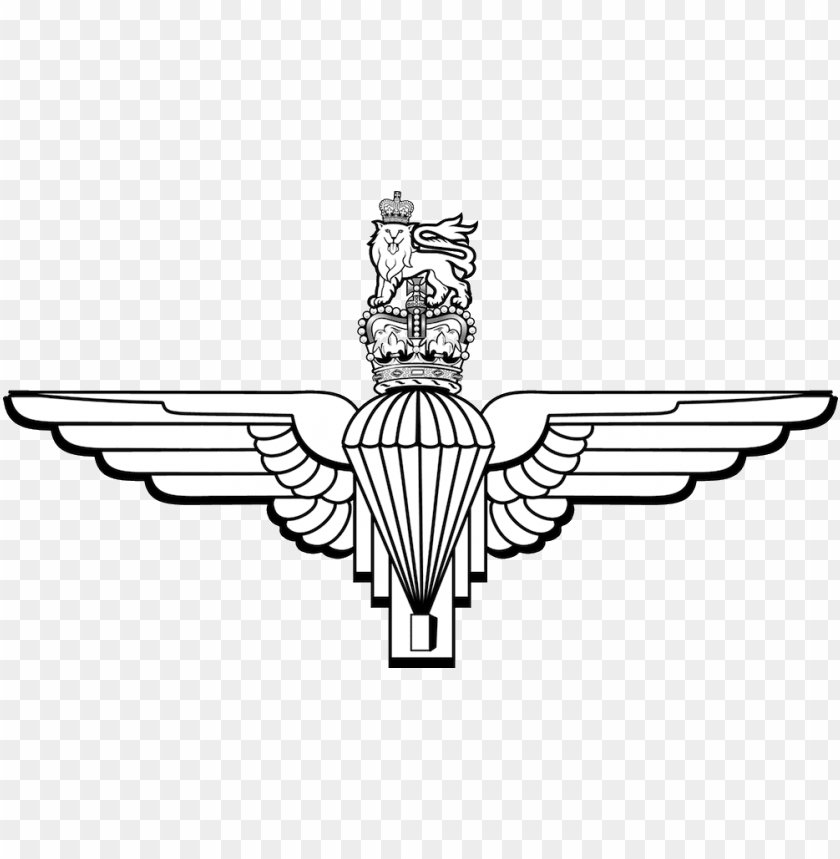 free PNG logo of the parachute regiment - parachute regiment logo vector PNG image with transparent background PNG images transparent