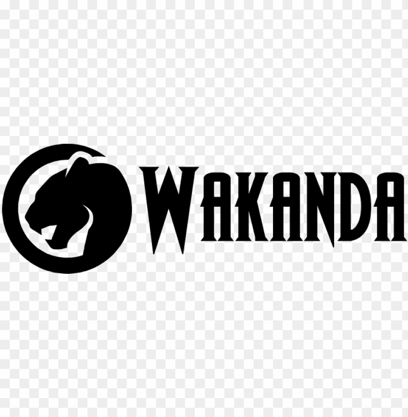 Logo - Symbol Wakanda Forever Logo PNG Transparent Background