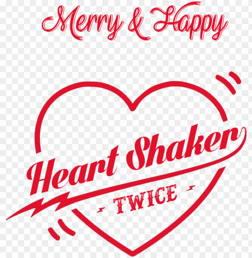 Logo Twice Png Twice Heart Shaker Logo Png Image With Transparent Background Toppng