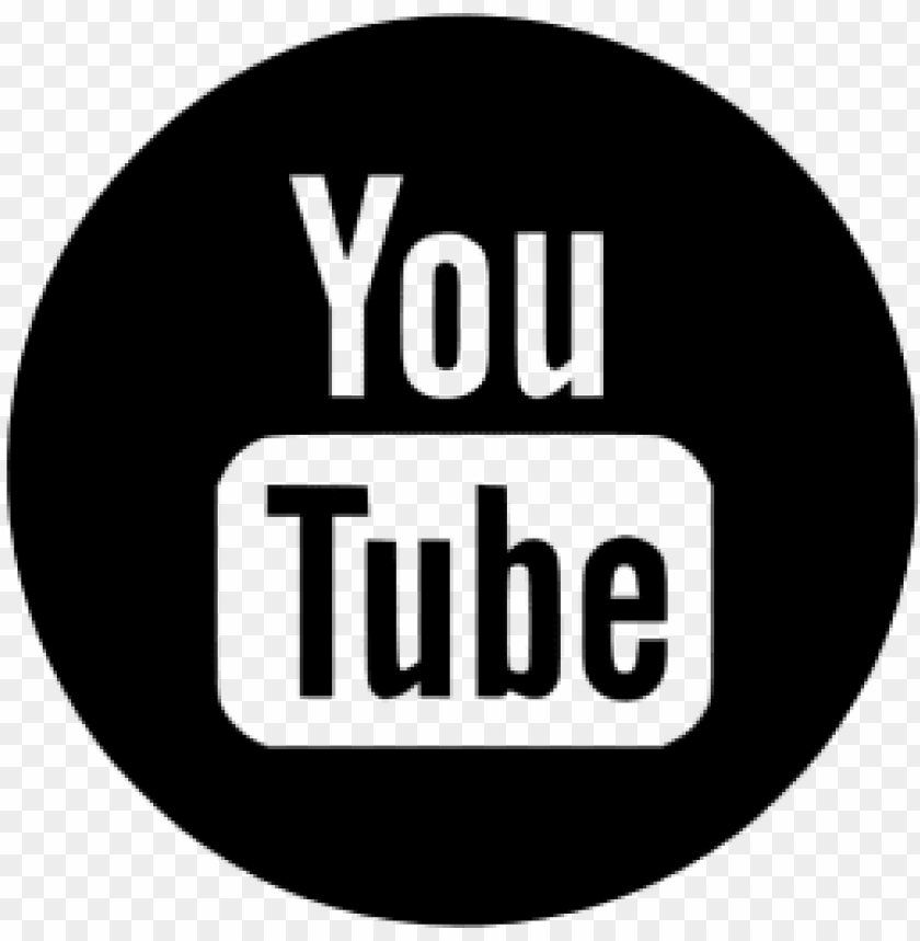 Logo Youtube Black Png Image With Transparent Background Toppng