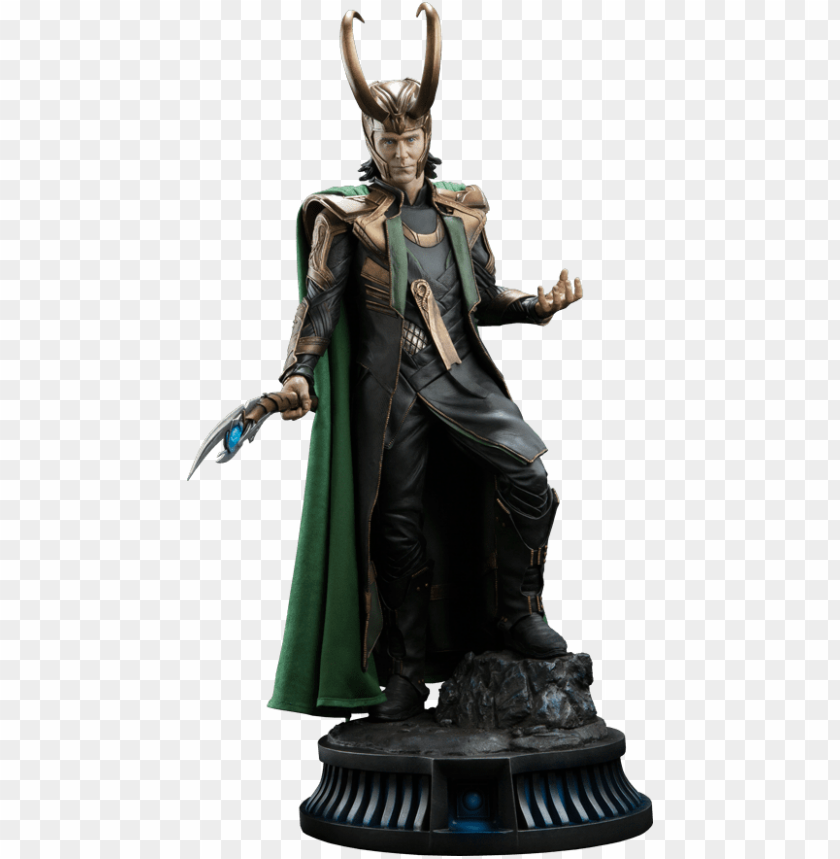 loki 1/4th scale premium format statue by sideshow - avengers - loki premium format statue figure - sideshow PNG image with transparent background@toppng.com